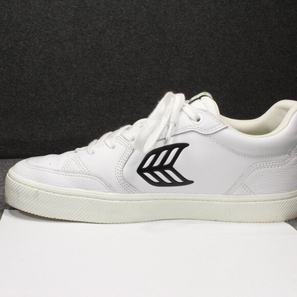Cariuma Vallely Pro White Black Skateboard Sneakers Men's Size 12 (11.5) - Picture 6 of 11